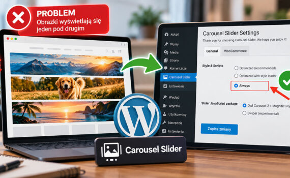 Carousel slider nie dziala wordpress rozwiazanie