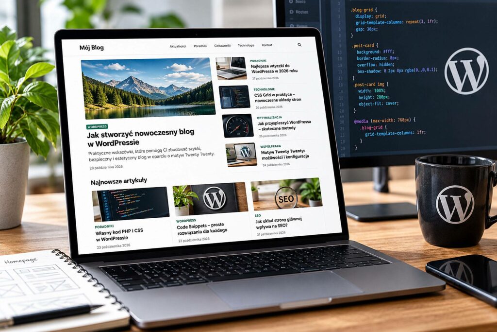 Jak zmienić wygląd strony głównej wordpress