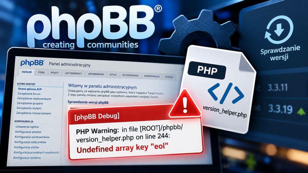 Nowy błąd w starszych wersjach phpbb
